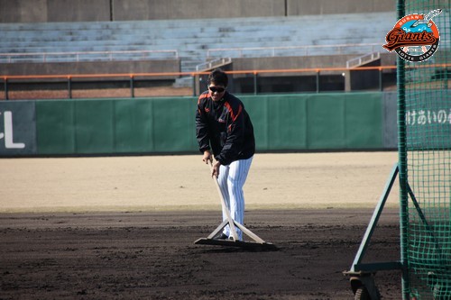 땅고르는 황재균 선수